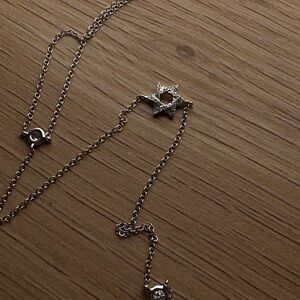 Elegant Silver Star Pendant Necklace
